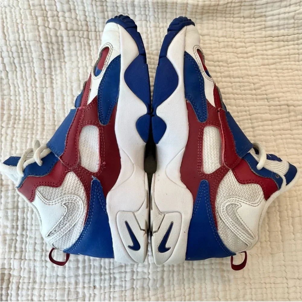 Nike Kids Youth Red White Blue Air Max Speed Turf Sneakers